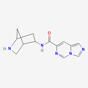 N-(2-Azabicyclo[2.2.1]hept-5-yl)imidazo[1,5-c]pyrimidine-7-carboxamide