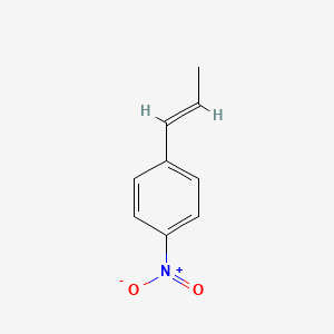 molecular formula C9H9NO2 B13112573 1-nitro-4-[(1E)-prop-1-en-1-yl]benzene 