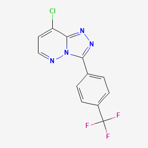 8-Chloro-3-(4-(trifluoromethyl)phenyl)-[1,2,4]triazolo[4,3-b]pyridazine