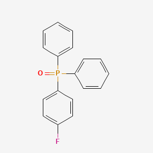 molecular formula C18H14FOP B13112634 (4-Fluorophenyl)diphenylphosphine oxide 