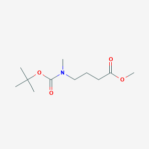 molecular formula C11H21NO4 B1311264 4-(叔丁氧羰基(甲基)氨基)丁酸甲酯 CAS No. 133171-74-1