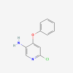 6-Chloro-4-phenoxypyridin-3-amine