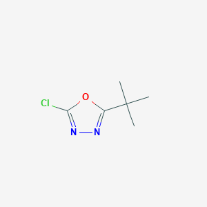 molecular formula C6H9ClN2O B13112651 2-(tert-Butyl)-5-chloro-1,3,4-oxadiazole 