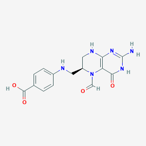 4-[[[(6S)-2-Amino-5-formyl-3,4,5,6,7,8-hexahydro-4-oxo-6-pteridinyl]methyl]amino]benzoic acid