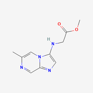 Methyl 2-((6-methylimidazo[1,2-a]pyrazin-3-yl)amino)acetate