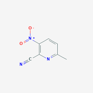 molecular formula C7H5N3O2 B1311274 6-甲基-3-硝基吡啶甲腈 CAS No. 187242-90-6