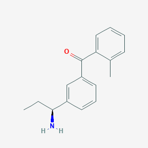 (S)-(3-(1-aminopropyl)phenyl)(o-tolyl)methanonehydrochloride