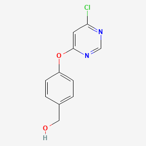 (4-((6-Chloropyrimidin-4-yl)oxy)phenyl)methanol