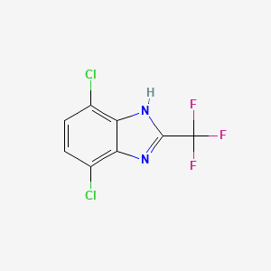 Benzimidazole, 4,7-dichloro-2-(trifluoromethyl)-