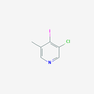 molecular formula C6H5ClIN B13112813 3-Chloro-4-iodo-5-methylpyridine 