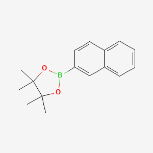 molecular formula C16H19BO2 B1311282 4,4,5,5-Tetramethyl-2-(naphthalen-2-yl)-1,3,2-dioxaborolane CAS No. 256652-04-7