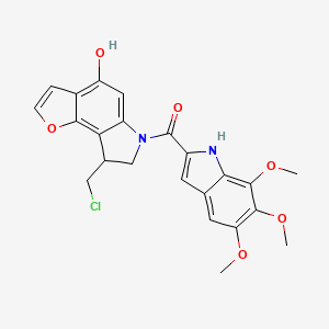 molecular formula C23H21ClN2O6 B13112832 TafuramycinA 