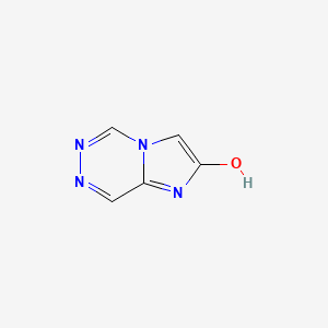 molecular formula C5H4N4O B13112854 Imidazo[1,2-d][1,2,4]triazin-2-ol 