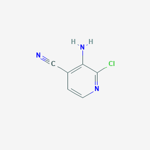 molecular formula C6H4ClN3 B1311287 3-Amino-2-chloroisonicotinonitrile CAS No. 342899-37-0