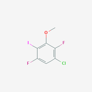 1-Chloro-2,5-difluoro-4-iodo-3-methoxybenzene