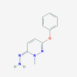 6-Hydrazono-1-methyl-3-phenoxy-1,6-dihydropyridazine