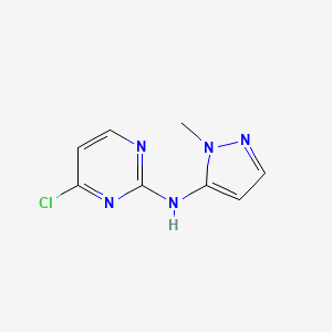 4-chloro-N-(1-methyl-1H-pyrazol-5-yl)pyrimidin-2-amine