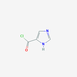 molecular formula C4H3ClN2O B1311289 1H-咪唑-5-甲酰氯 CAS No. 56460-32-3