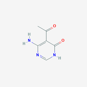 1-(4-Amino-6-hydroxypyrimidin-5-yl)ethanone