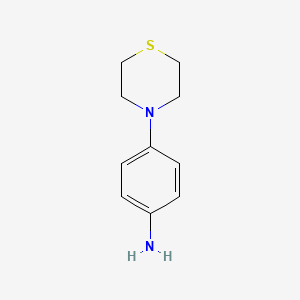 molecular formula C10H14N2S B1311295 4-硫代吗啉苯胺 CAS No. 22589-35-1