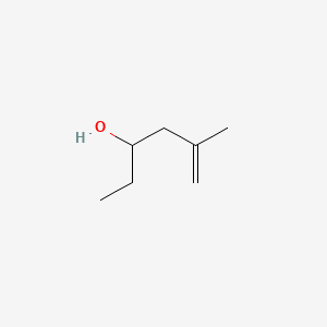 molecular formula C7H14O B13112950 5-Methyl-5-hexen-3-ol CAS No. 67760-89-8