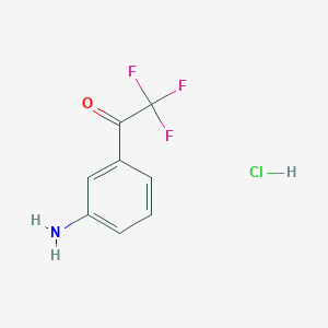 1-(3-Aminophenyl)-2,2,2-trifluoroethan-1-one hydrochloride