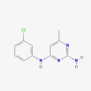 4-(3-Chlorophenylamino)-6-methylpyrimidin-2-amine