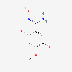 2,5-Difluoro-N-hydroxy-4-methoxybenzimidamide