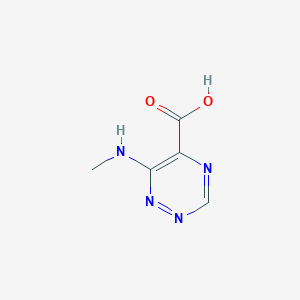 6-(Methylamino)-1,2,4-triazine-5-carboxylic acid