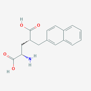 molecular formula C16H17NO4 B13113135 (2S,4R)-gamma-(2-Naphthylmethyl)glutamic acid 