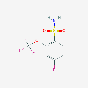 4-Fluoro-2-(trifluoromethoxy)benzenesulfonamide