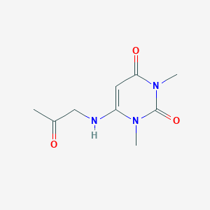 1,3-Dimethyl-6-((2-oxopropyl)amino)pyrimidine-2,4(1H,3H)-dione