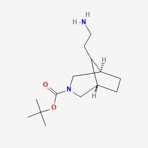 tert-butyl (1S,5R)-8-(2-aminoethyl)-3-azabicyclo[3.2.1]octane-3-carboxylate