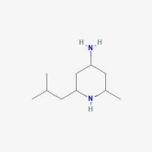 2-Isobutyl-6-methylpiperidin-4-amine