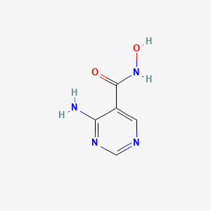 4-amino-N-hydroxypyrimidine-5-carboxamide