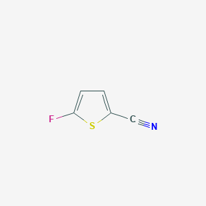 molecular formula C5H2FNS B1311324 5-氟噻吩-2-碳腈 CAS No. 32415-91-1