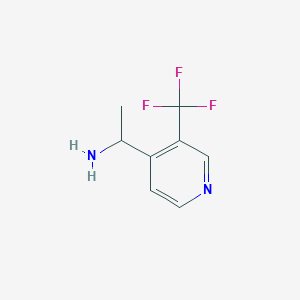 1-(3-(Trifluoromethyl)pyridin-4-yl)ethan-1-amine