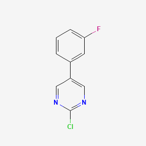 2-Chloro-5-(3-fluorophenyl)pyrimidine