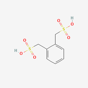 molecular formula C8H10O6S2 B13113272 Xylylenedisulfonic acid 