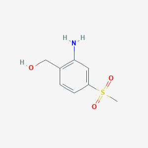 (2-Amino-4-(methylsulfonyl)phenyl)methanol