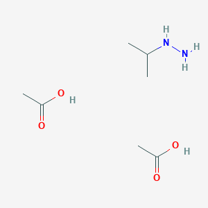 molecular formula C7H18N2O4 B13113309 Isopropylhydrazinediacetate 