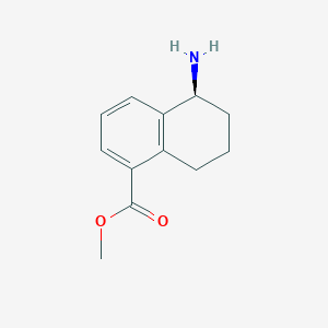 Methyl(s)-5-amino-5,6,7,8-tetrahydronaphthalene-1-carboxylatehydrochloride