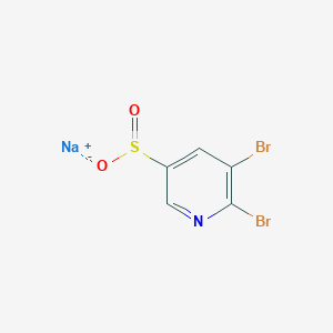 Sodium 5,6-dibromopyridine-3-sulfinate