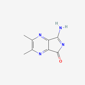 7-Amino-2,3-dimethylpyrrolo[3,4-b]pyrazin-5-one