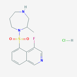 molecular formula C15H19ClFN3O2S B13113375 K 115 Hydrochloride;K-115 Hydrochloride;K115 Hydrochloride 