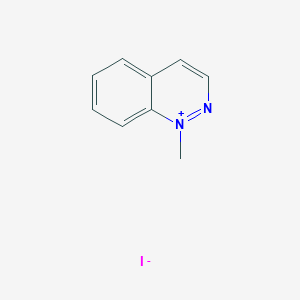 molecular formula C9H9IN2 B13113393 1-Methylcinnolin-1-iumiodide 