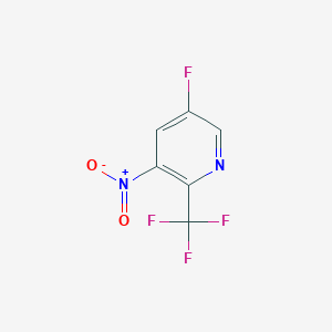 5-Fluoro-3-nitro-2-(trifluoromethyl)pyridine