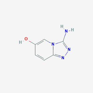 molecular formula C6H6N4O B13113497 3-Amino-[1,2,4]triazolo[4,3-a]pyridin-6-ol 