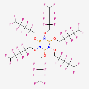 1,2,3,4,5,6-Hexakis(2,2,3,3,4,4,5,5-octafluoropentoxy)-1,3,5,2,4,6-triazatriphosphinane