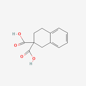 molecular formula C12H12O4 B13113502 3,4-Dihydronaphthalene-2,2(1H)-dicarboxylic acid 